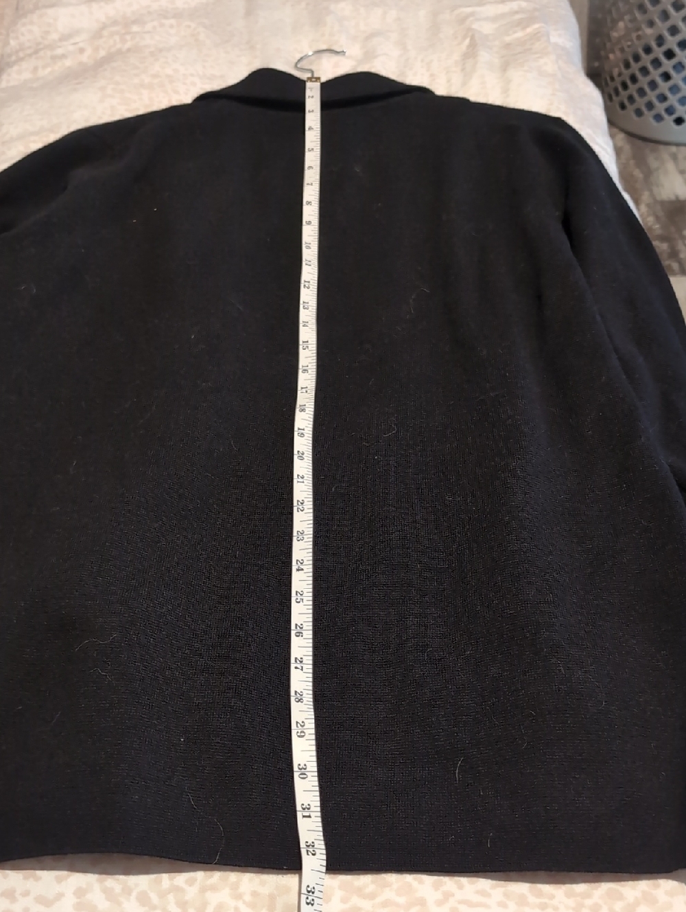 JCrew Sweater Knit Blazer, Black, L - Picture 6 of 7